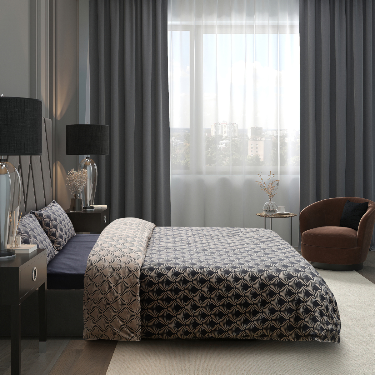 Комплект постельного белья полуторный Gipfel Gabriel 42747 фото