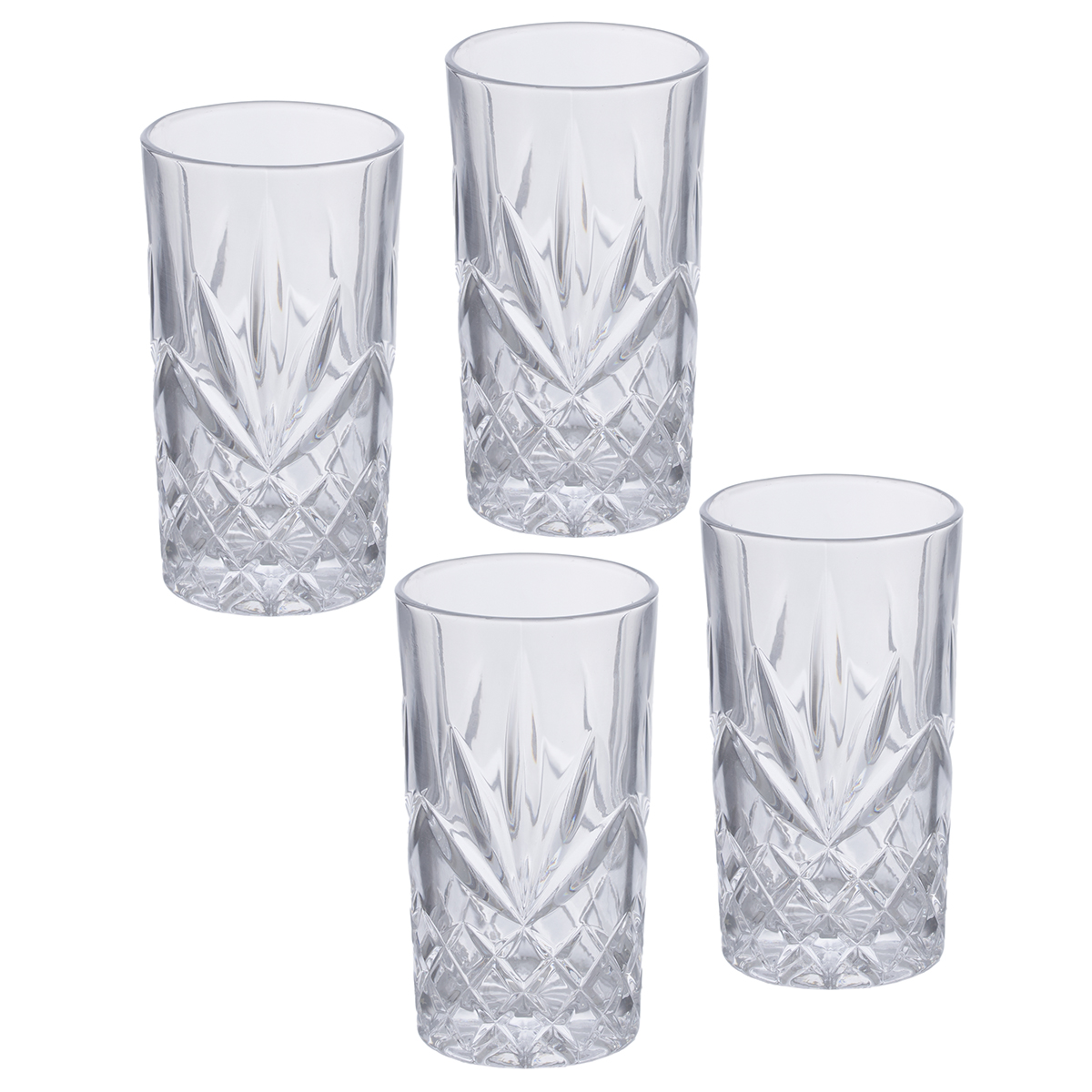 Набор из 4 стаканов для виски Gipfel Jazz 52357 300 мл фото