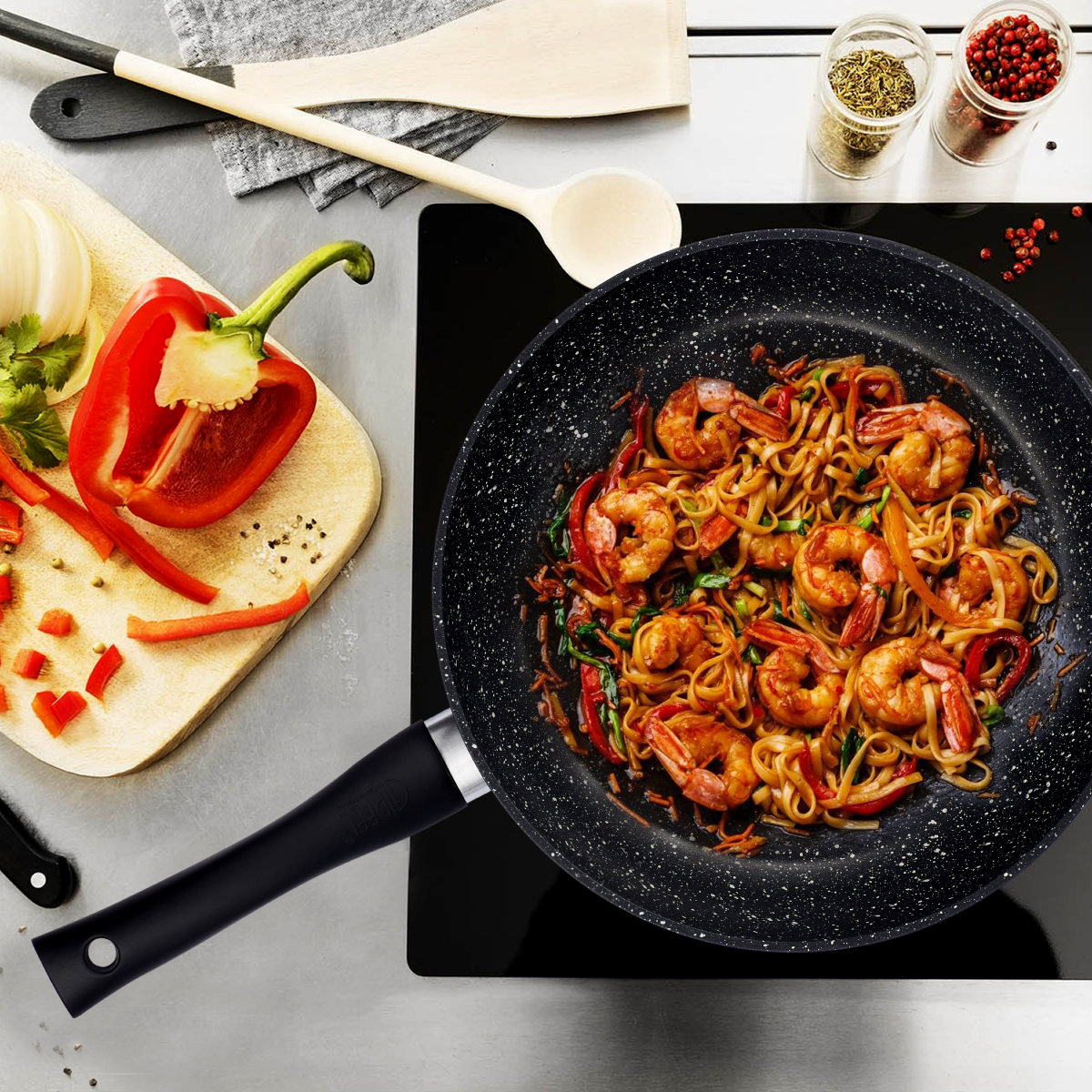 Алюминиевая сковорода Gipfel Mabelle 0520 20 см фото