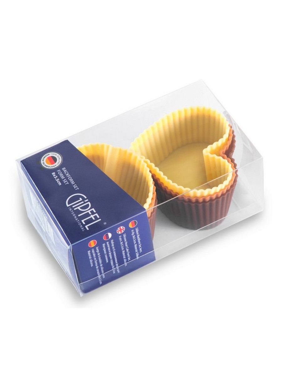 Набор формочек для выпечки Gipfel 0356 8x3,5 см 6 предметов фото