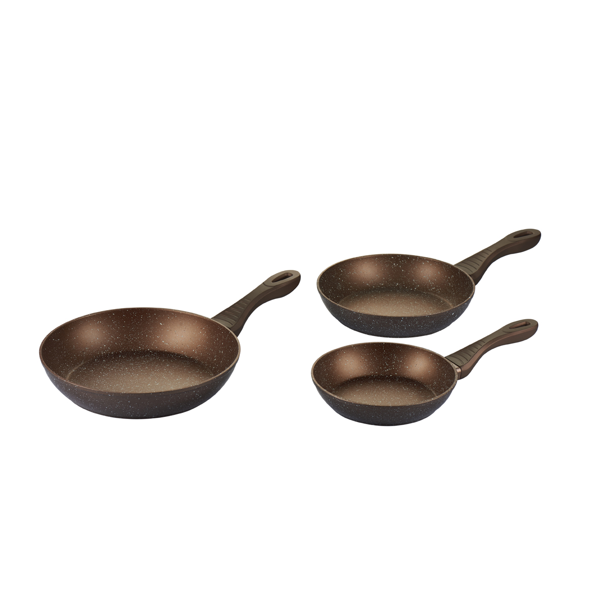 Набор из 3 алюминиевых сковород Werner Firenze 50309 20 см 24 см и 28 см фото