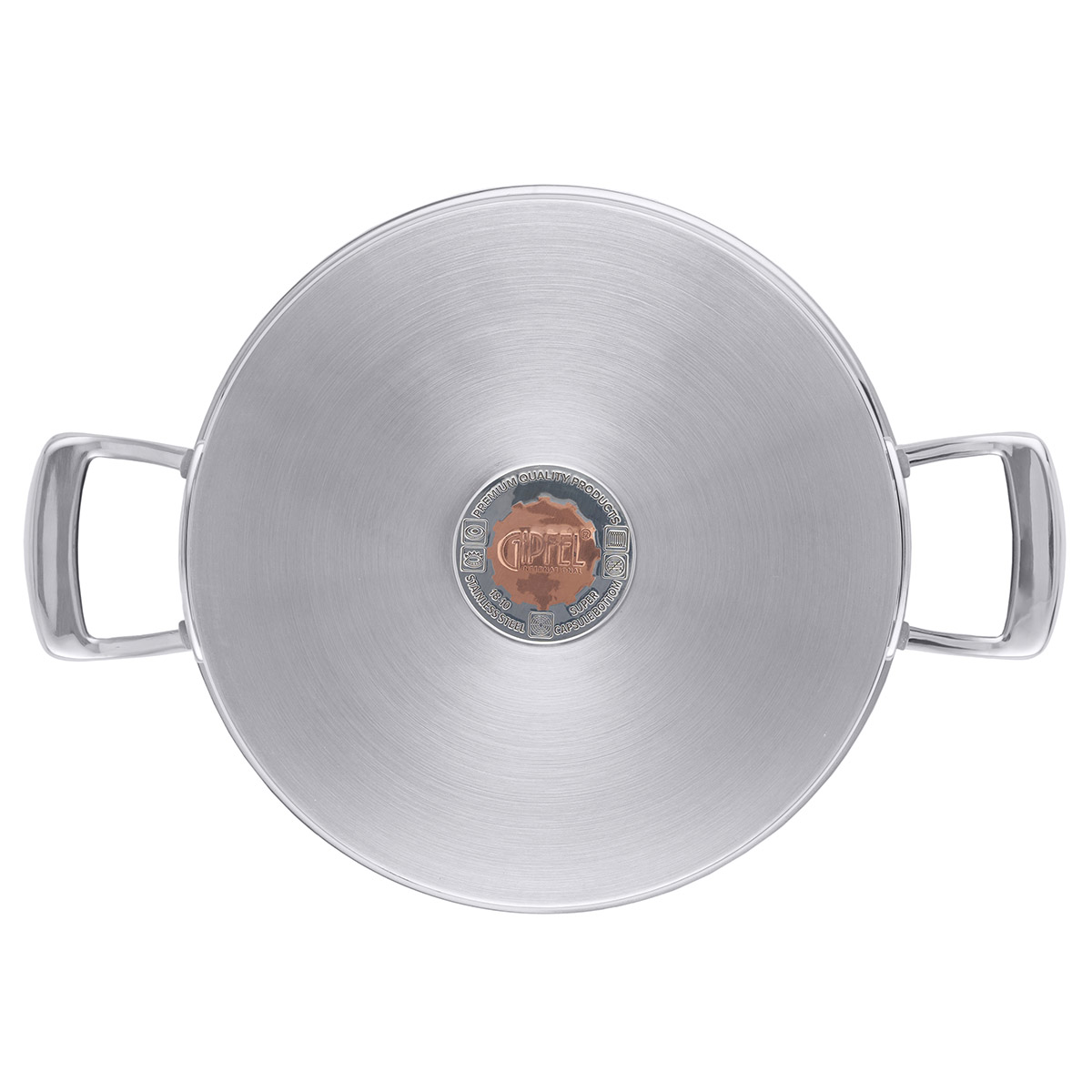Сотейник из нержавеющей стали Gipfel Prestige 52007 24 см/2,9 л фото