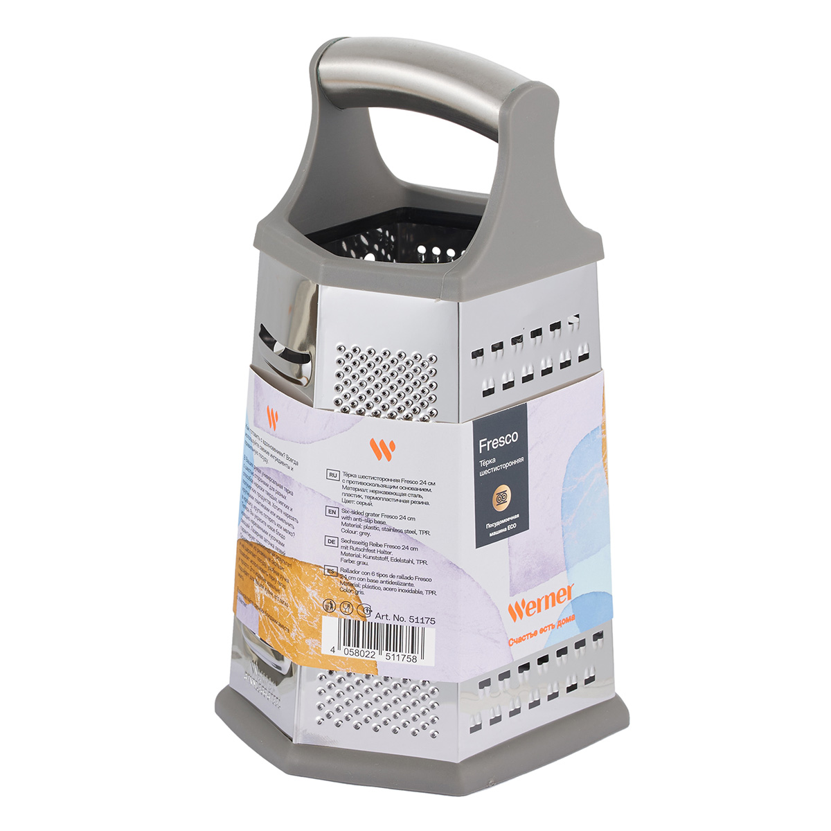 Тёрка шестисторонняя Werner Fresco 51175 фото