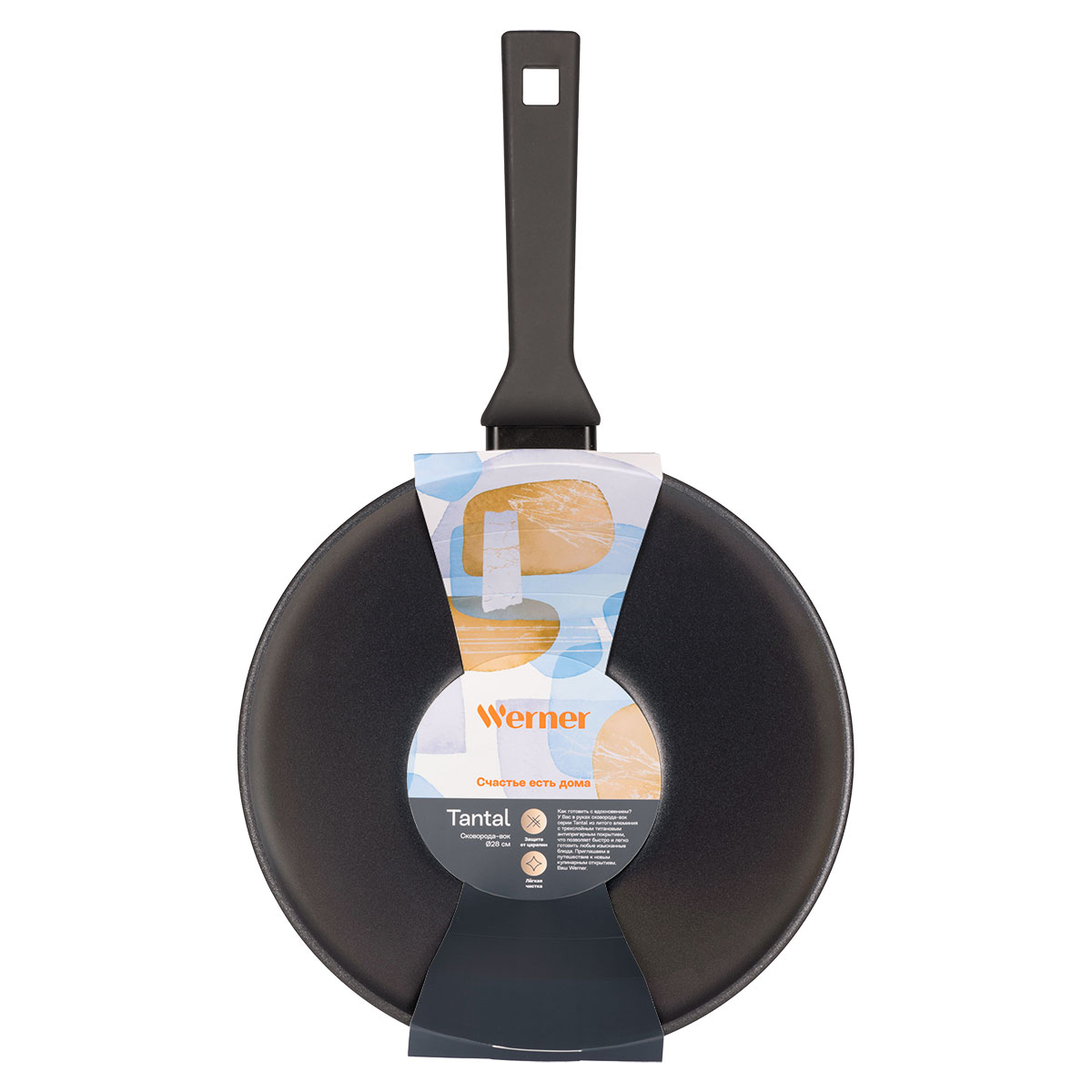 Алюминиевая сковорода-вок Werner Tantal 52079 29 см фото