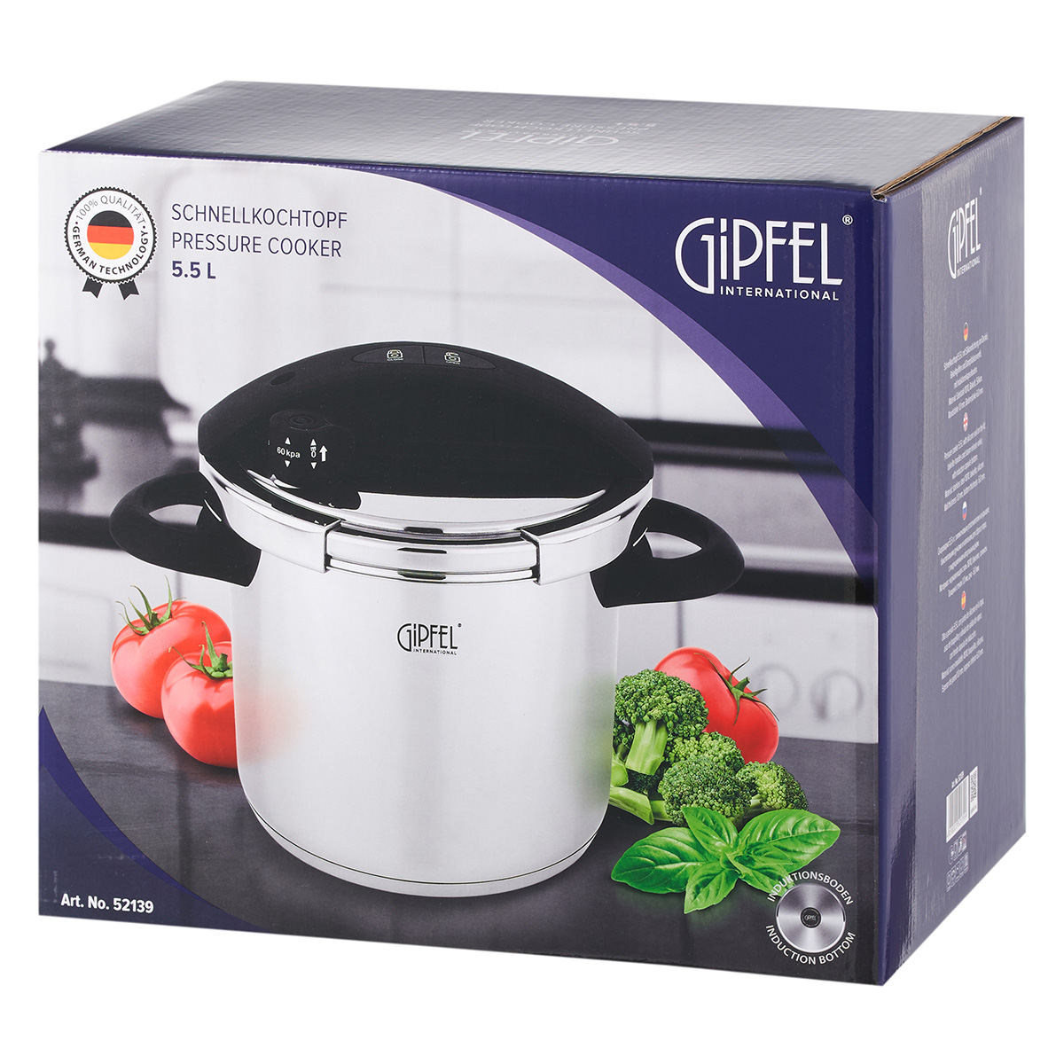 Скороварка Gipfel Faktum 52139 5,5 л фото