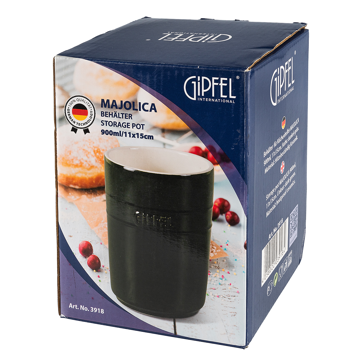 Стакан для кухонной утвари Gipfel Majolica 3918 900 мл фото