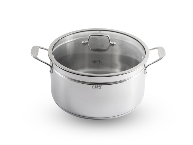 Кастрюля из нержавеющей стали Gipfel Grande 2406 32 см/13,3 л фото