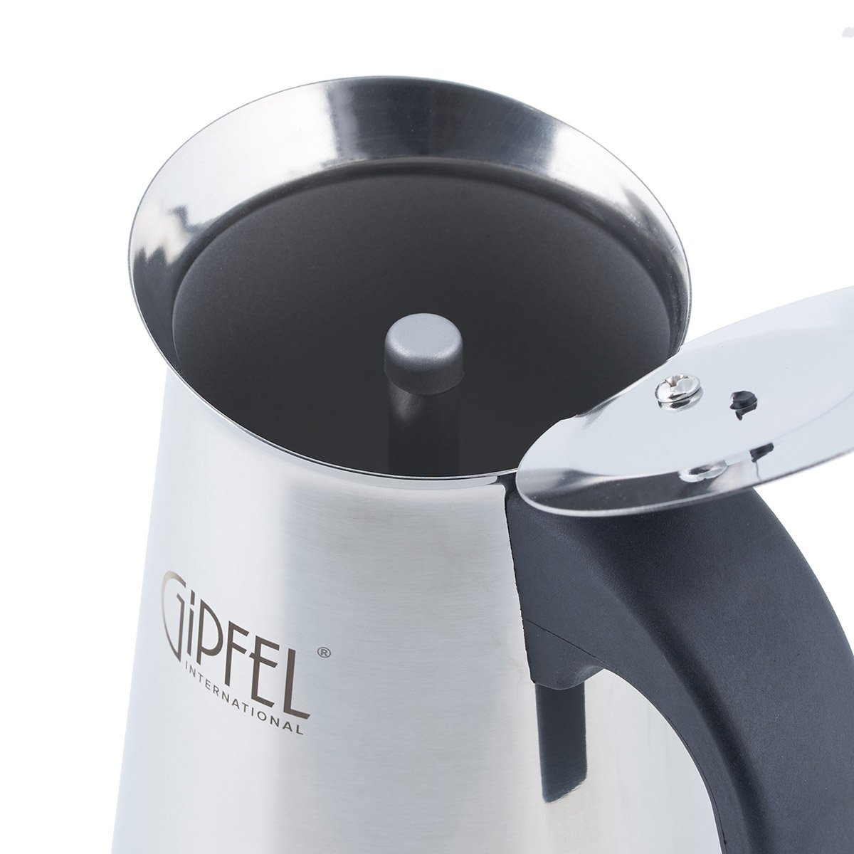 картинка 5326 GIPFEL Гейзерная кофеварка IRIS 14,3х18,5см/300мл на 6 чашек от магазина Gipfel