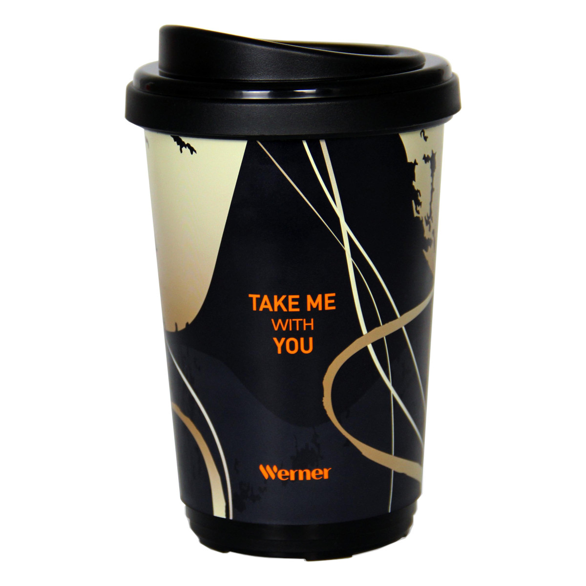 Термостакан с двойными стенками и крышкой Werner 51483 400 мл фото