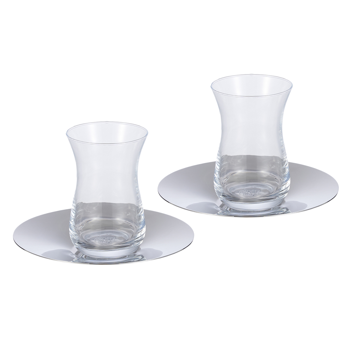 Набор чайный Gipfel Osman 52511 2 армуда 170 мл, 2 блюдца 14 см фото