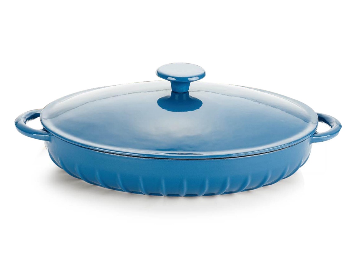 картинка 1346 Овальный сотейник чугунный 5 л от магазина Gipfel