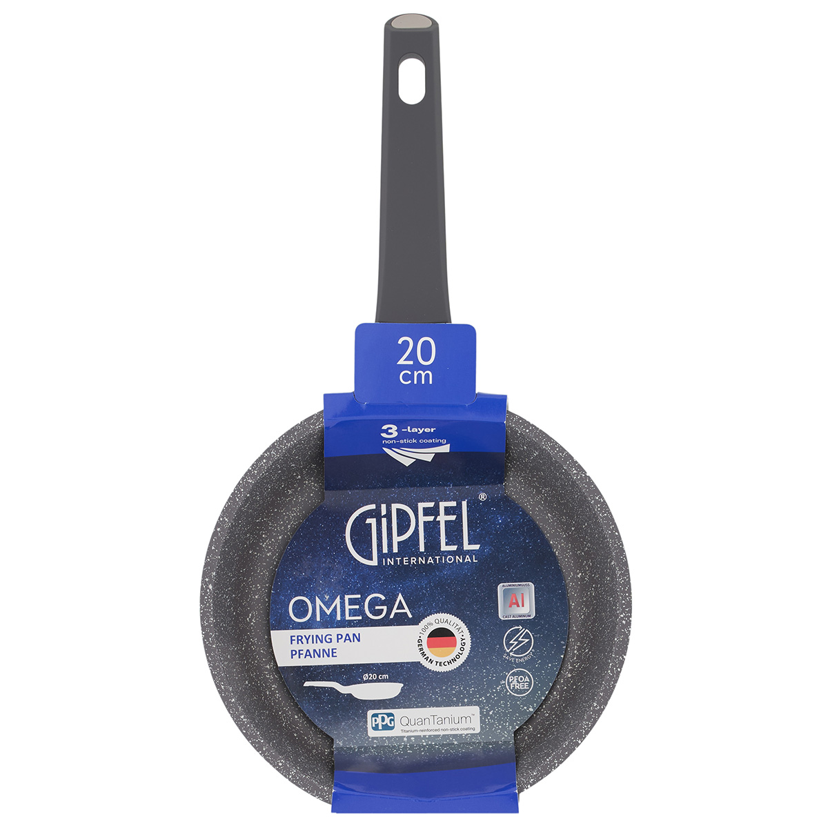 Алюминиевая сковорода Gipfel Omega 52639 20 см фото