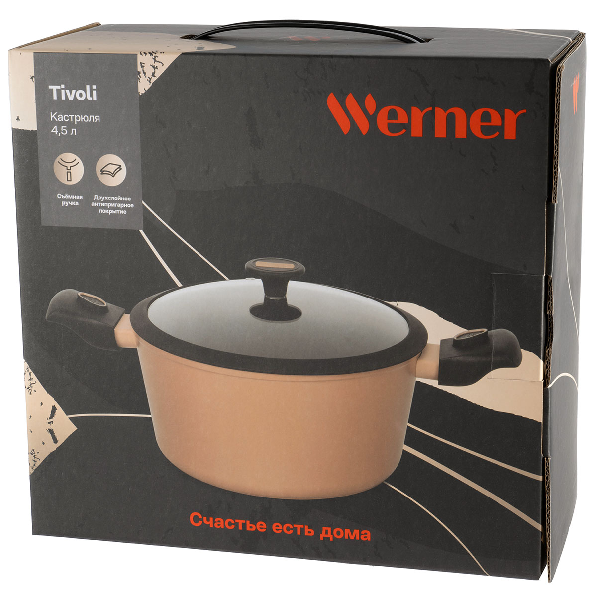 Алюминиевая кастрюля Werner Tivoli 52001 24 см/4,5 л фото