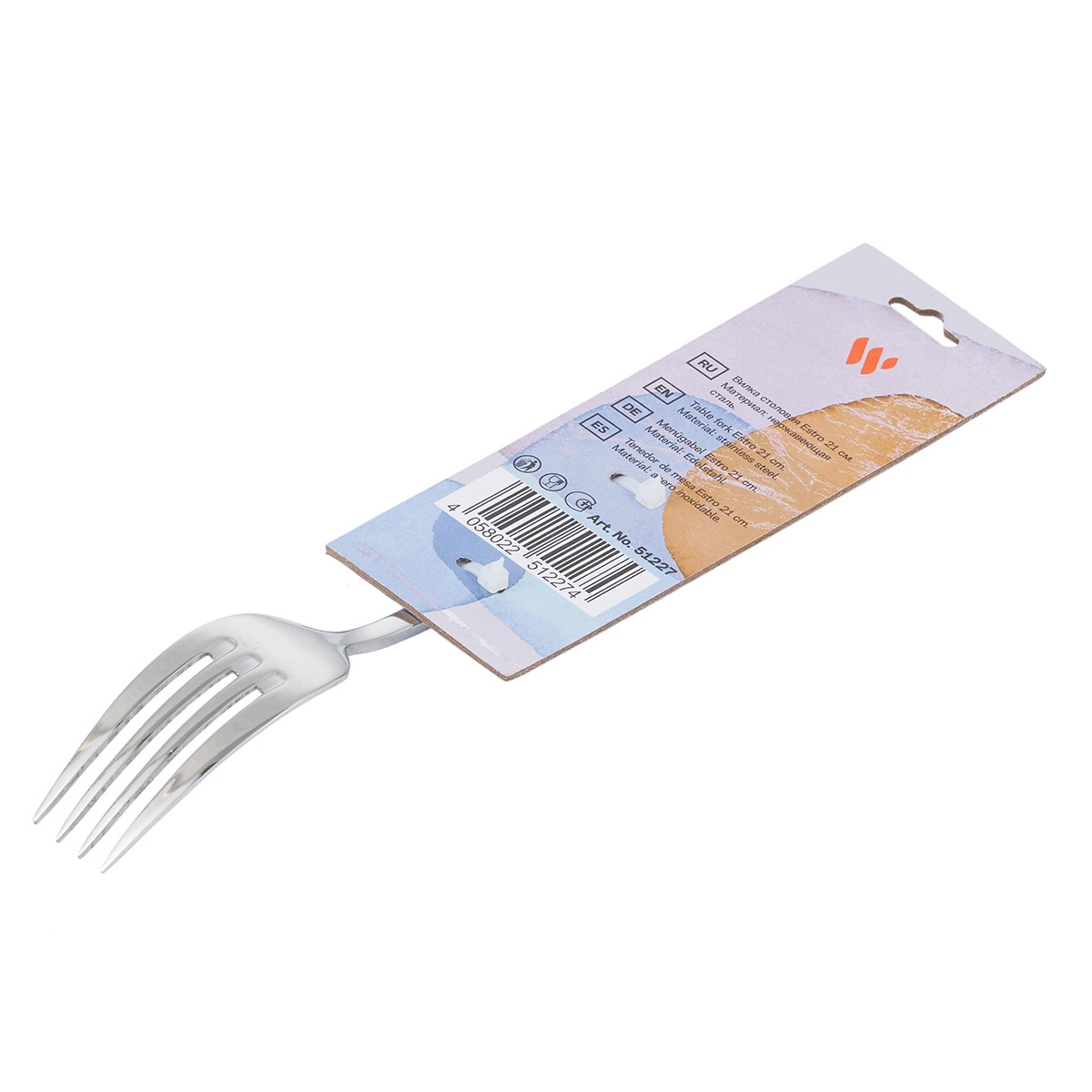 Вилка столовая Werner Estro 51227 21 см фото