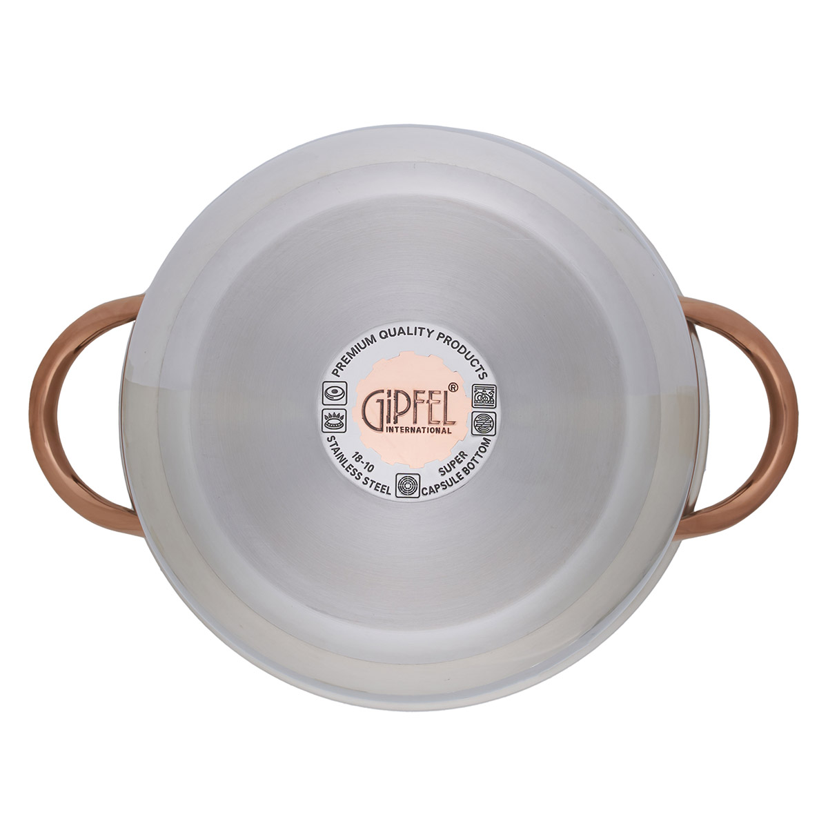 Кастрюля из нержавеющей стали Gipfel Absolute 2755 24 см/7,7 л фото