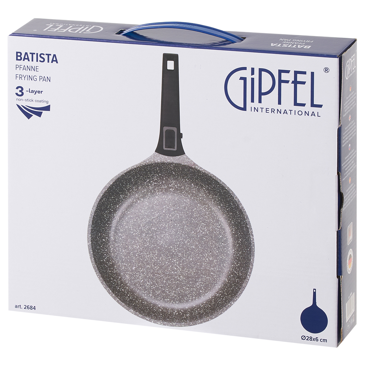 Алюминиевая сковорода Gipfel Batista 2684 28 см фото