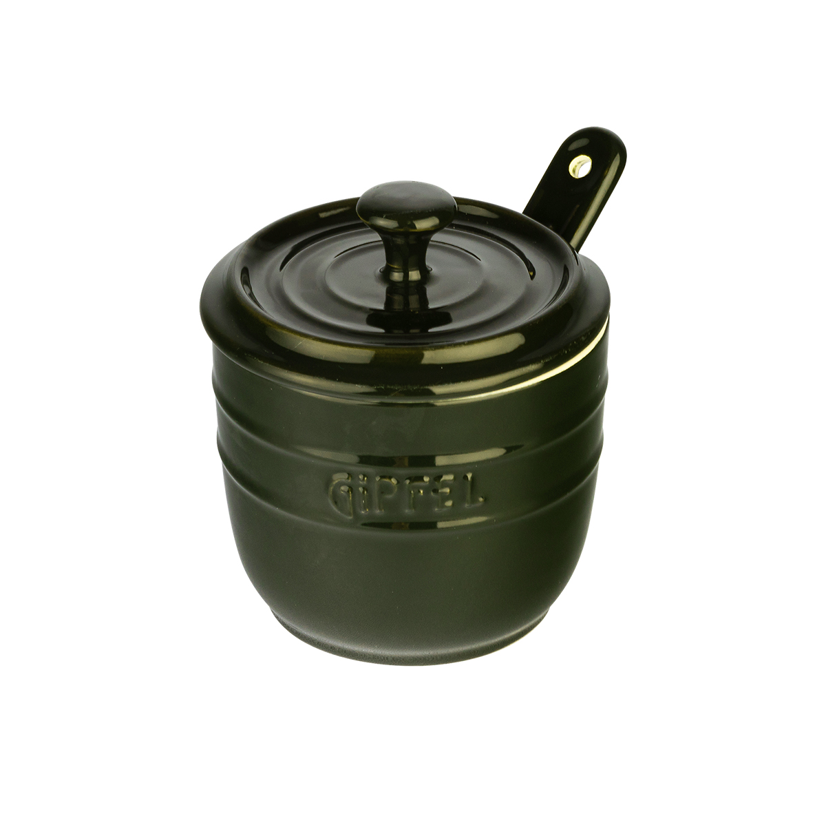 Сахарница с ложкой керамическая Gipfel Majolica 3916 0,25 л фото