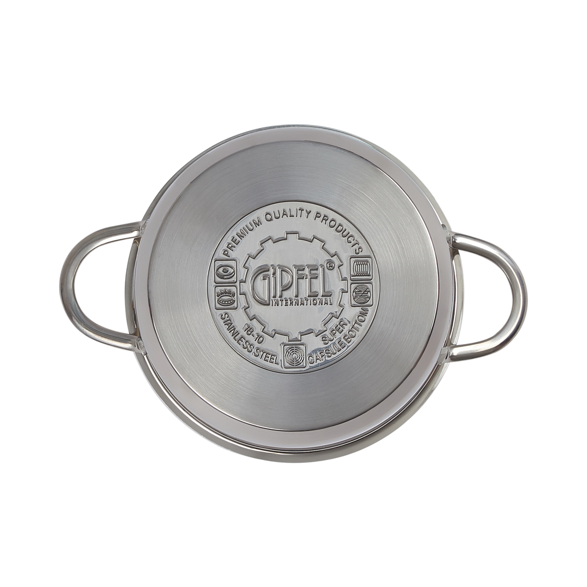 картинка 1204 GIPFEL Кастрюлька MINI со стеклянной крышкой 1.2 л. от магазина Gipfel