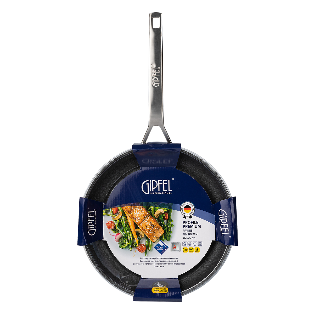 Алюминиевая сковорода Gipfel Profile Premium 51377 26 см фото