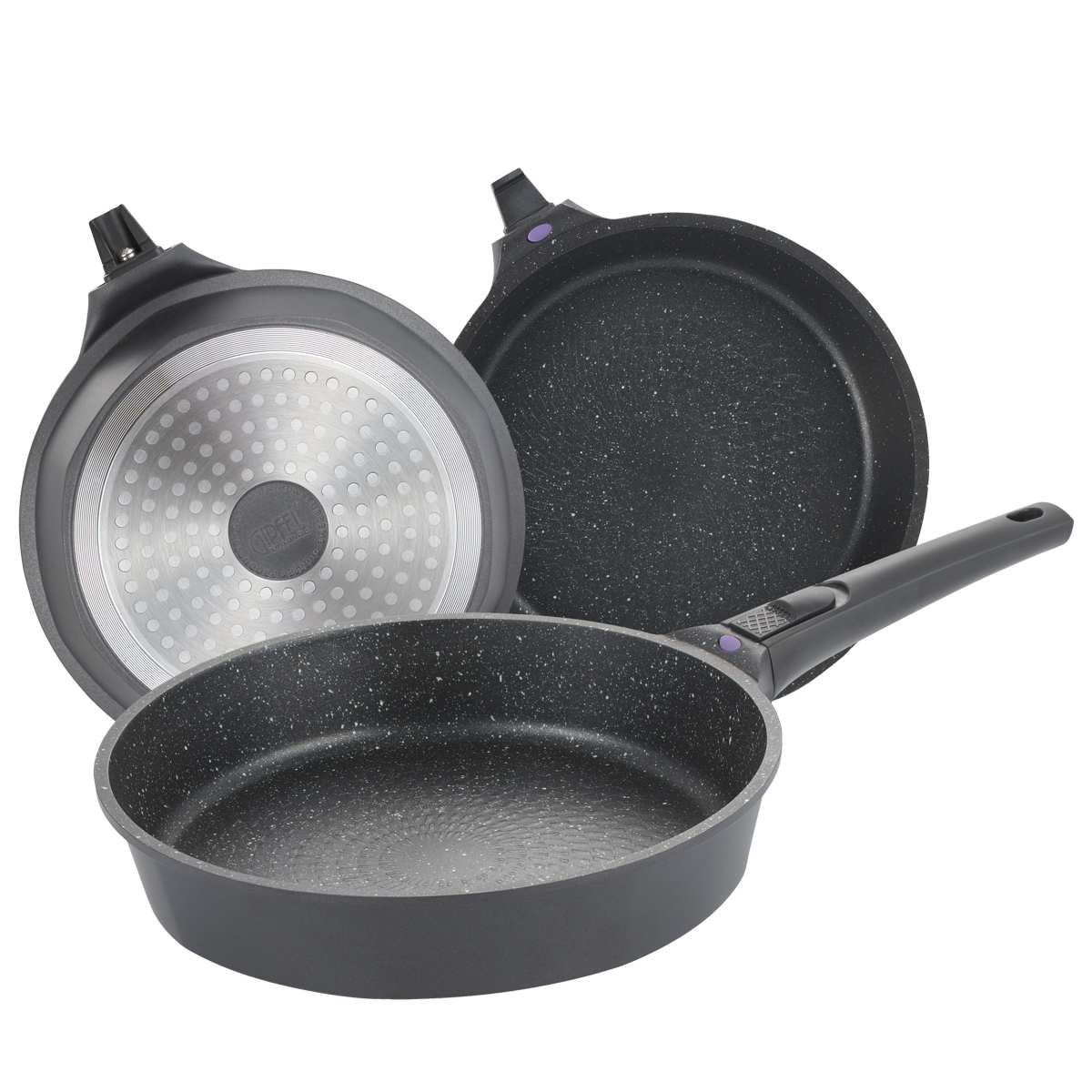 картинка 1480 GIPFEL Набор PROOFET: 3 Сковороды 20см, 24см, 28см от магазина Gipfel