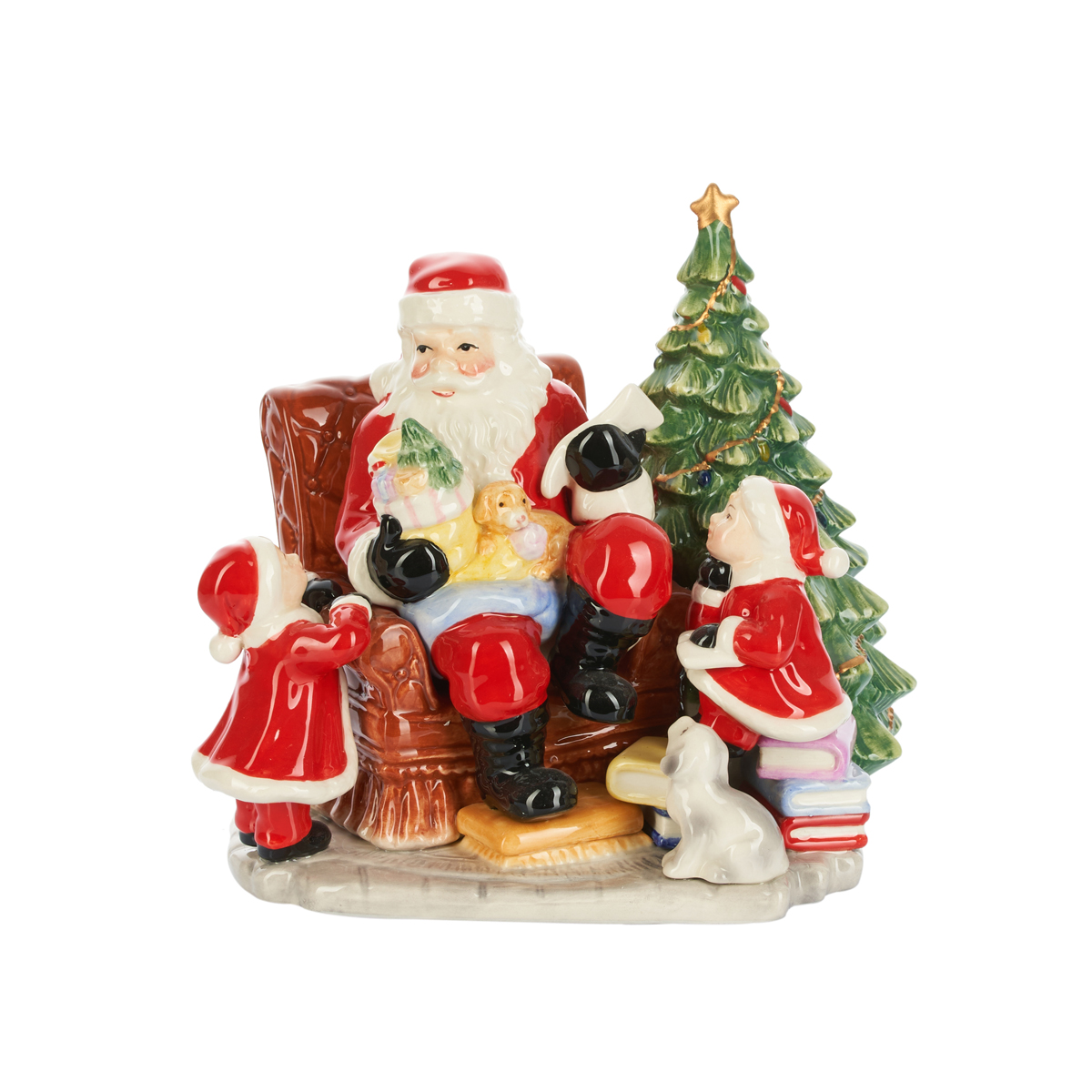 Статуэтка Gipfel Santa With Kids 41521 18x14x19 см фото