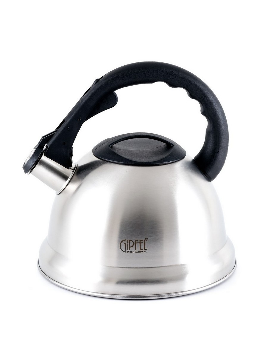 картинка 8599 GIPFEL Чайник для кипячения ESTELLA 3.0 л. Материал: нержавеющая сталь 18/10. Материал ручки: бакелит. Индукционное дно. от магазина Gipfel