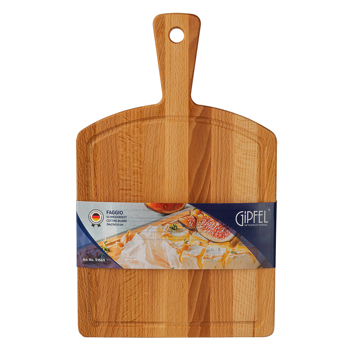 Доска разделочная Gipfel Faggio 51669 33x21x1,4 см фото
