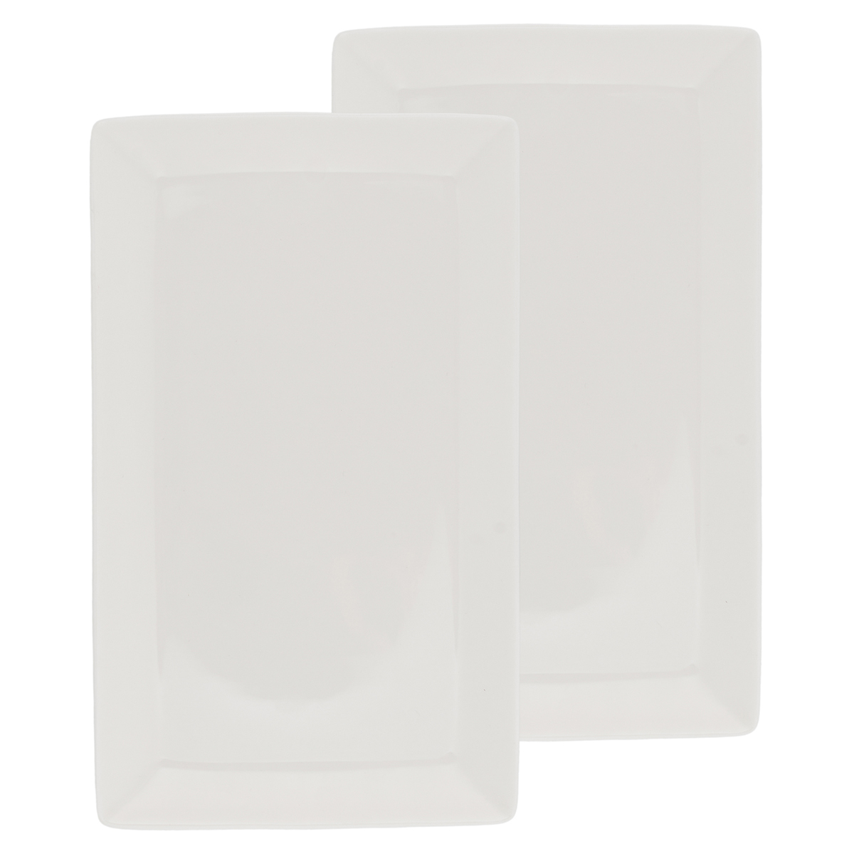 Набор тарелок сервировочных прямоугольных Gipfel Diana 43225 27х17 см фото