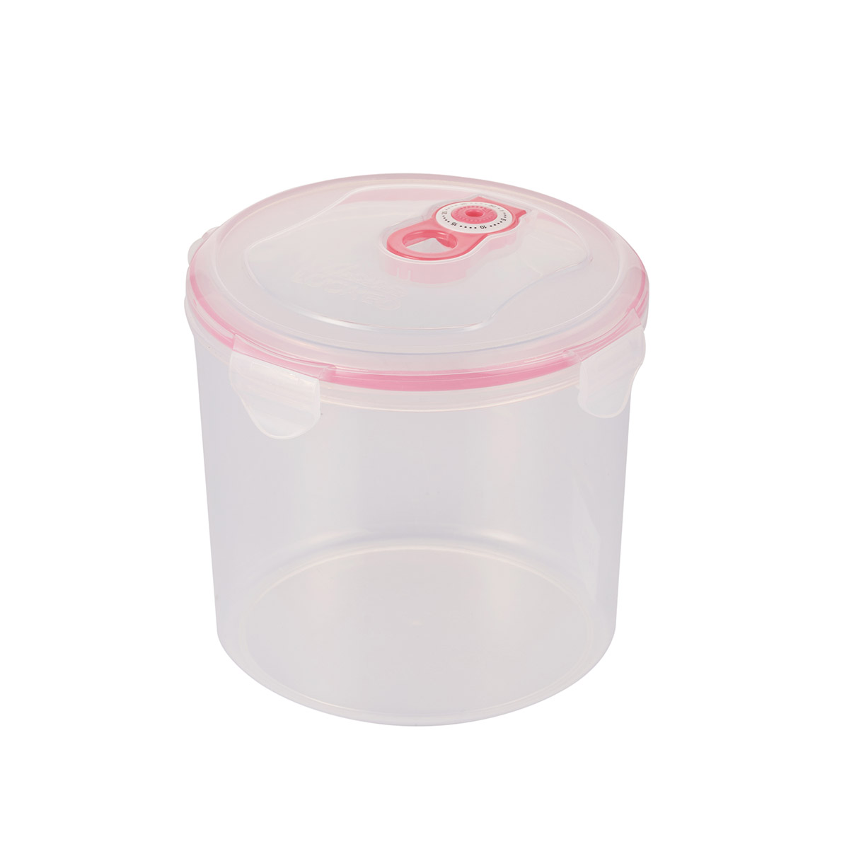 картинка 4279-S STAHLBERG Контейнер вакуумный пластиковый 2л розовый от магазина Gipfel