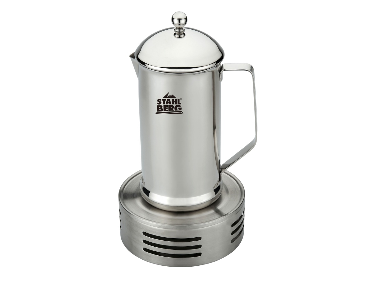 картинка 7117-S STAHLBERG Кофейник с поршнем 1000мл (нерж. сталь) от магазина Gipfel