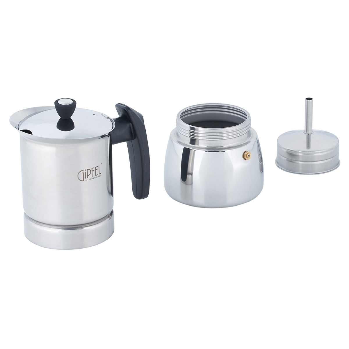 картинка 5330 GIPFEL Гейзерная кофеварка VALS 16,0х23,0см/450мл на 9 чашек от магазина Gipfel