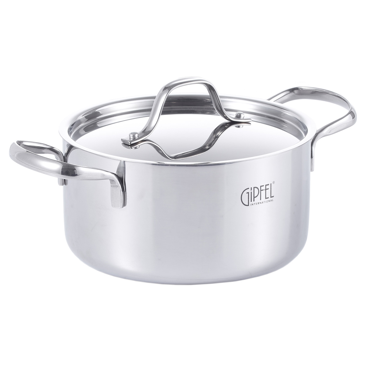 Кастрюля из нержавеющей стали Gipfel Galaxy 51968 18 см/2,2 л фото