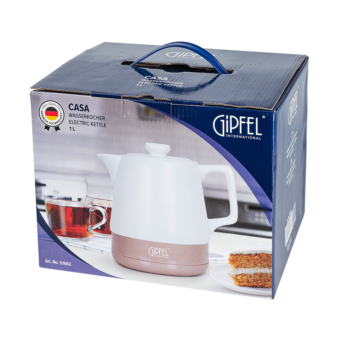 Электрический чайник Gipfel Casa 51662 1 л фото