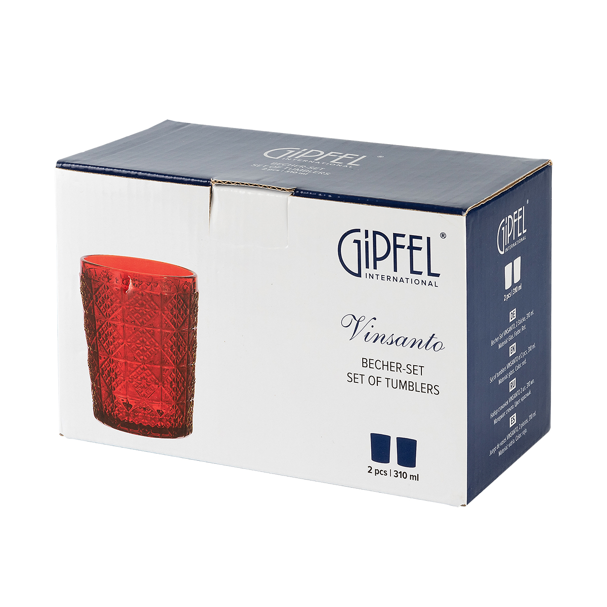 Набор стаканов Gipfel Vinsanto 51528 310 мл 2 предмета фото