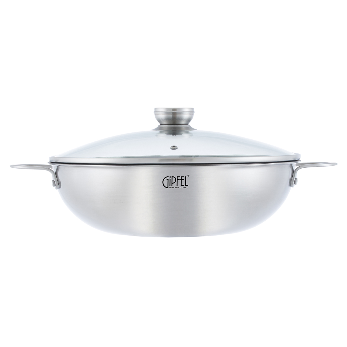 Вок из нержавеющей стали Gipfel Fusion 52190 32 см/6 л фото