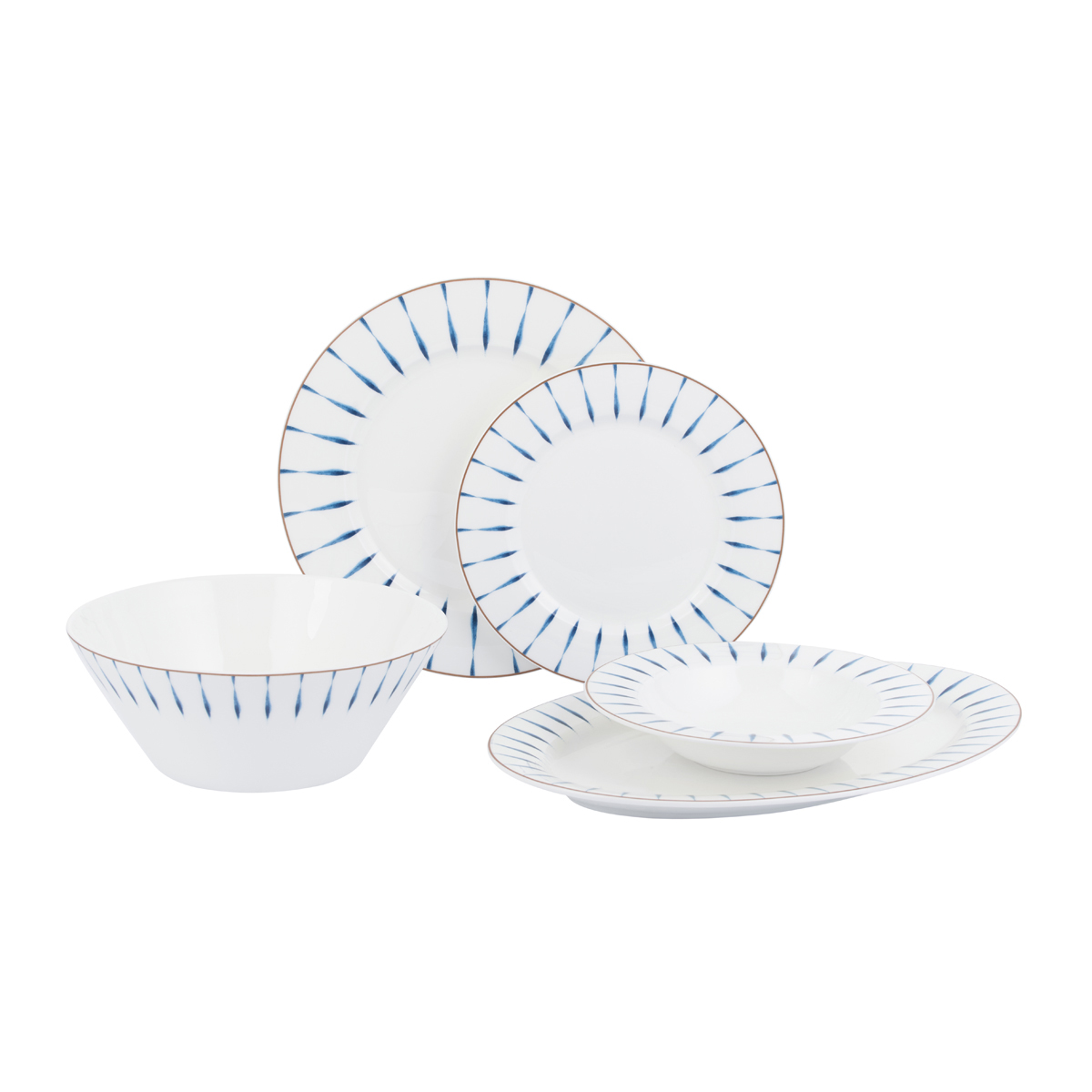 Сервиз столовый Gipfel Azzurro 42194 21 предмет фото