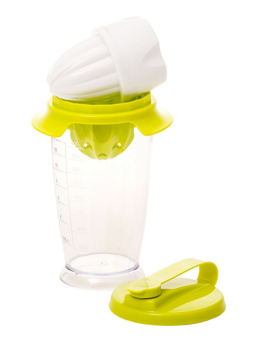 картинка 5396 GIPFEL Соковыжималка VIVA ручная со стаканом и крышкой, 11х8х18см. Материал: пластик от магазина Gipfel