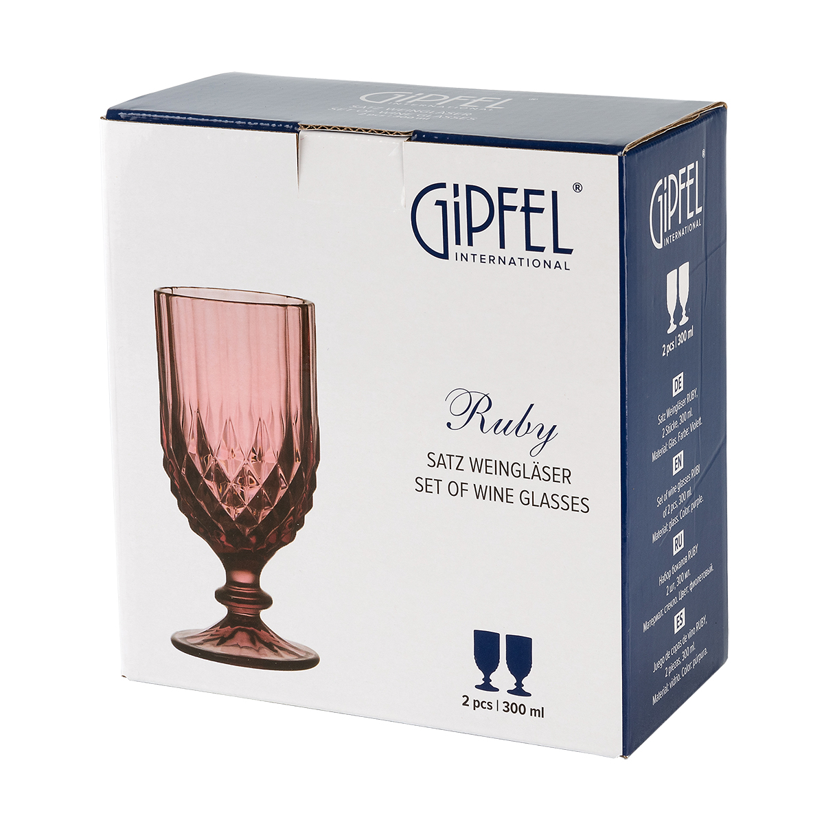 Набор бокалов Gipfel Ruby 51180 300 мл 2 предмета фото