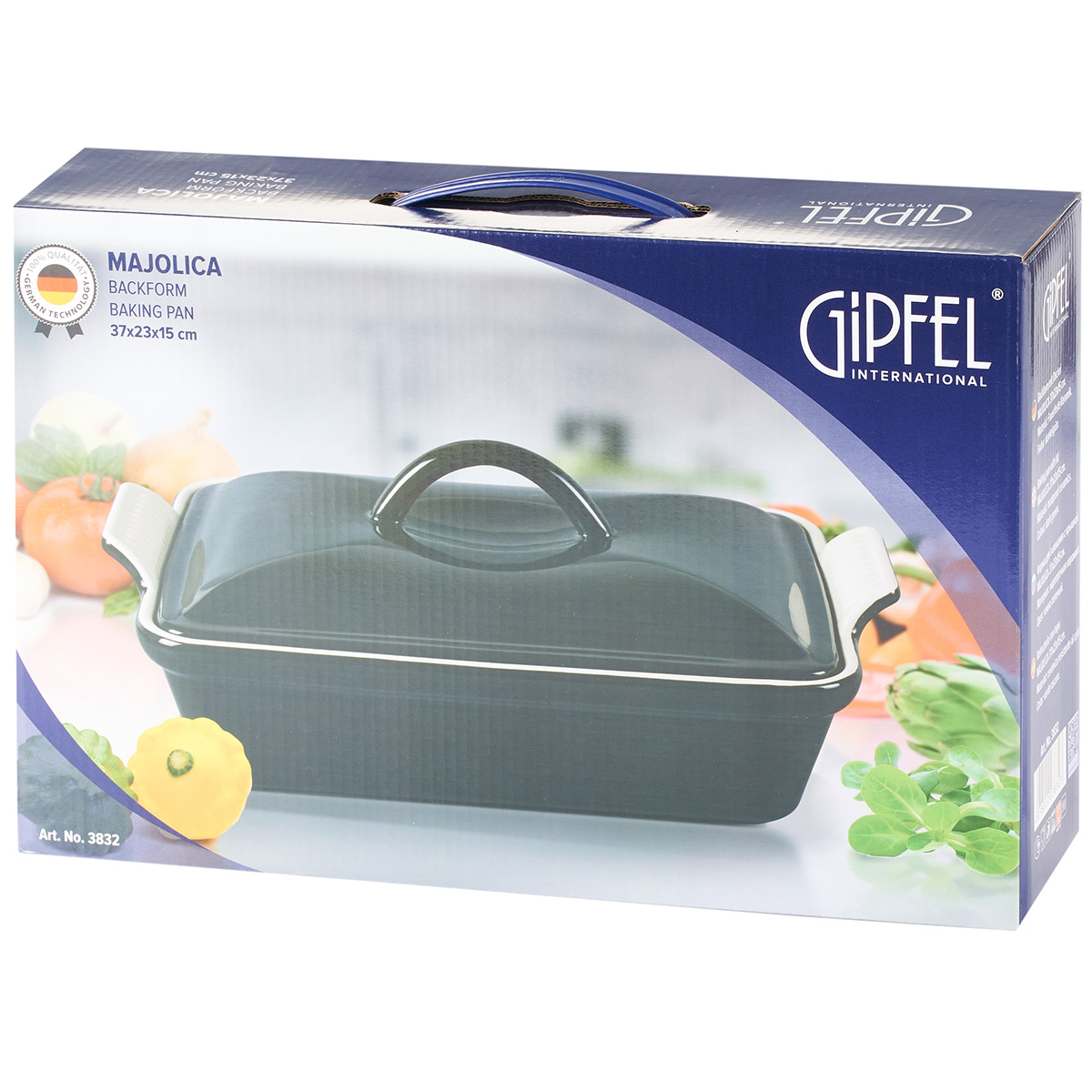 Форма для запекания Gipfel Majolica 3832 3,5 л/37x23x15 см фото