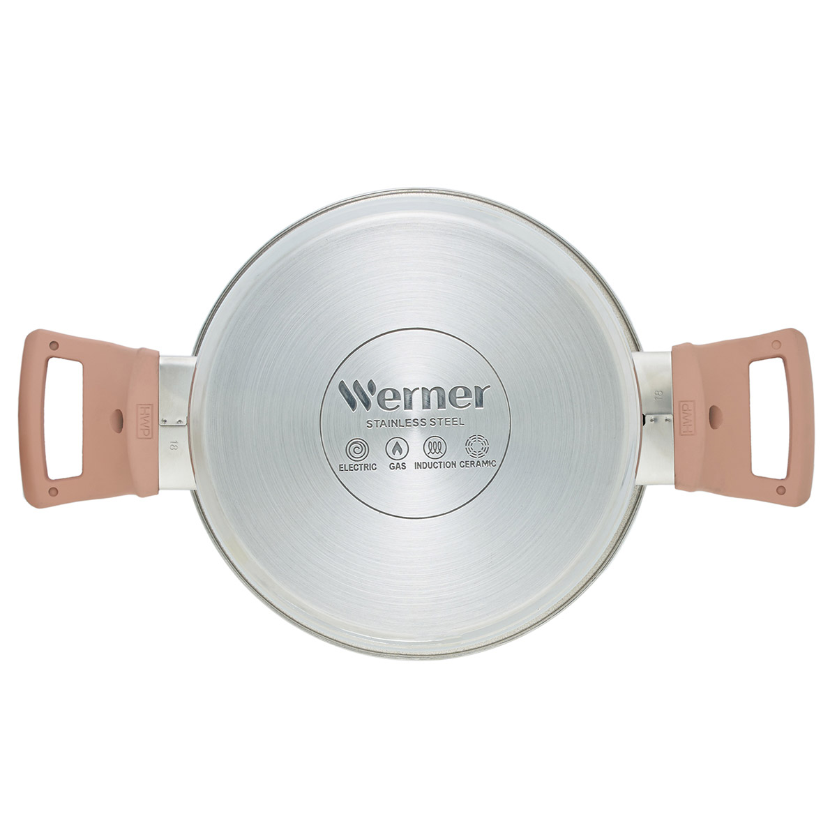 Кастрюля из нержавеющей стали Werner Eletto 51870 2,4 л/18 см фото