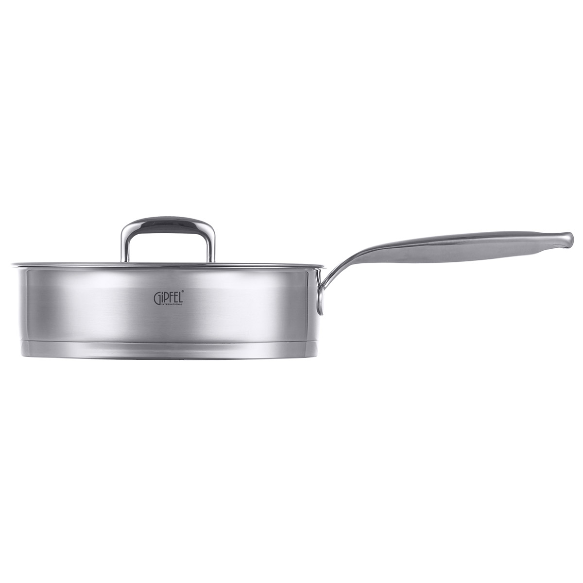 Сковорода-сотейник из нержавеющей стали Gipfel Prestige 1221 26 см/3,7 л фото