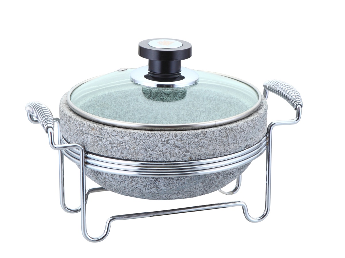 картинка 5771-S STAHLBERG Круглый мармит с контейнером из мрамора от магазина Gipfel
