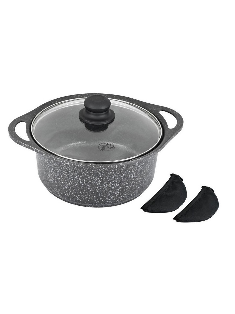 Алюминиевая кастрюля Gipfel Zenit 0510 24 см/4,3 л фото