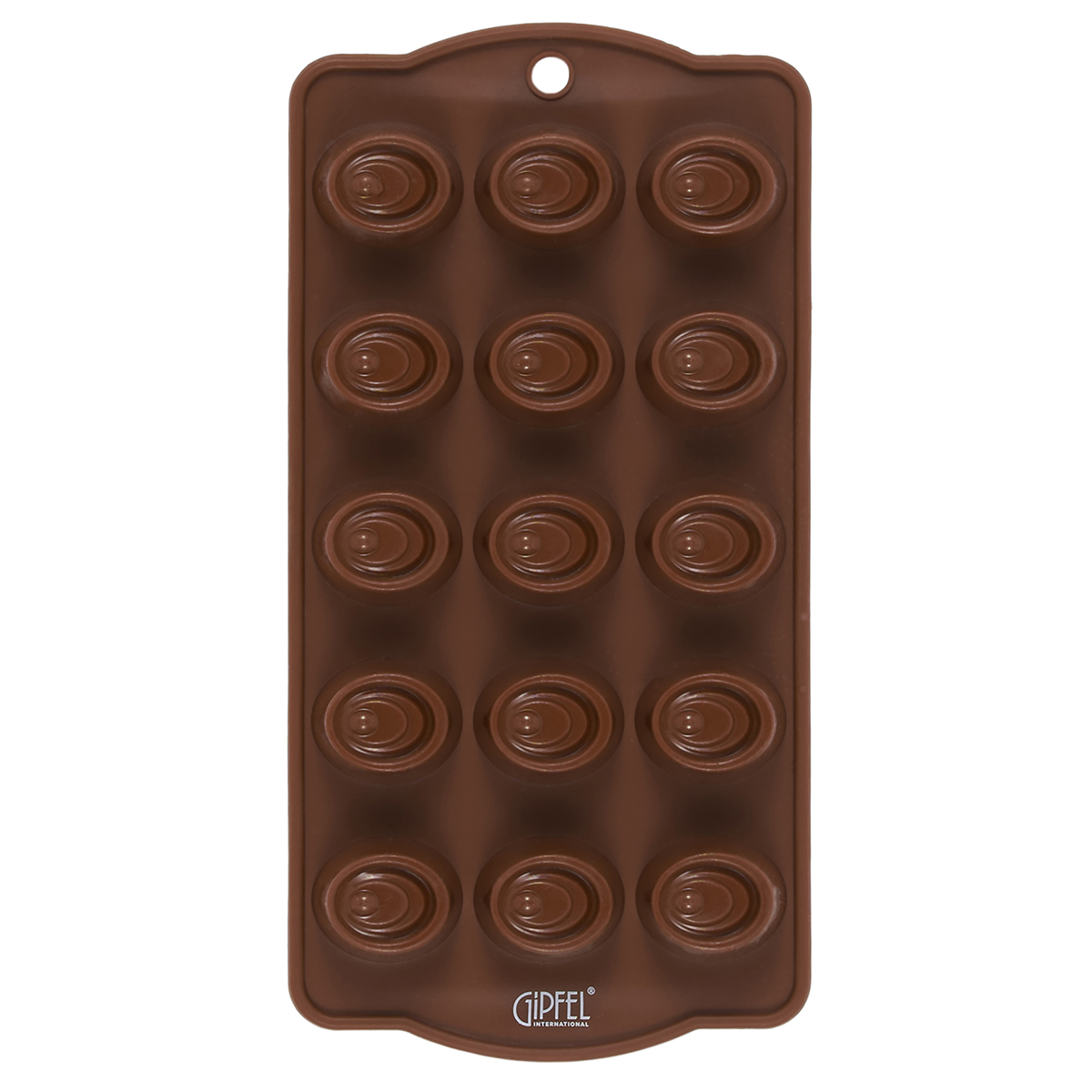 картинка 2131 GIPFEL Форма силиконовая для отливки шоколадных фигур, 21х10см. Цвет: коричневый от магазина Gipfel