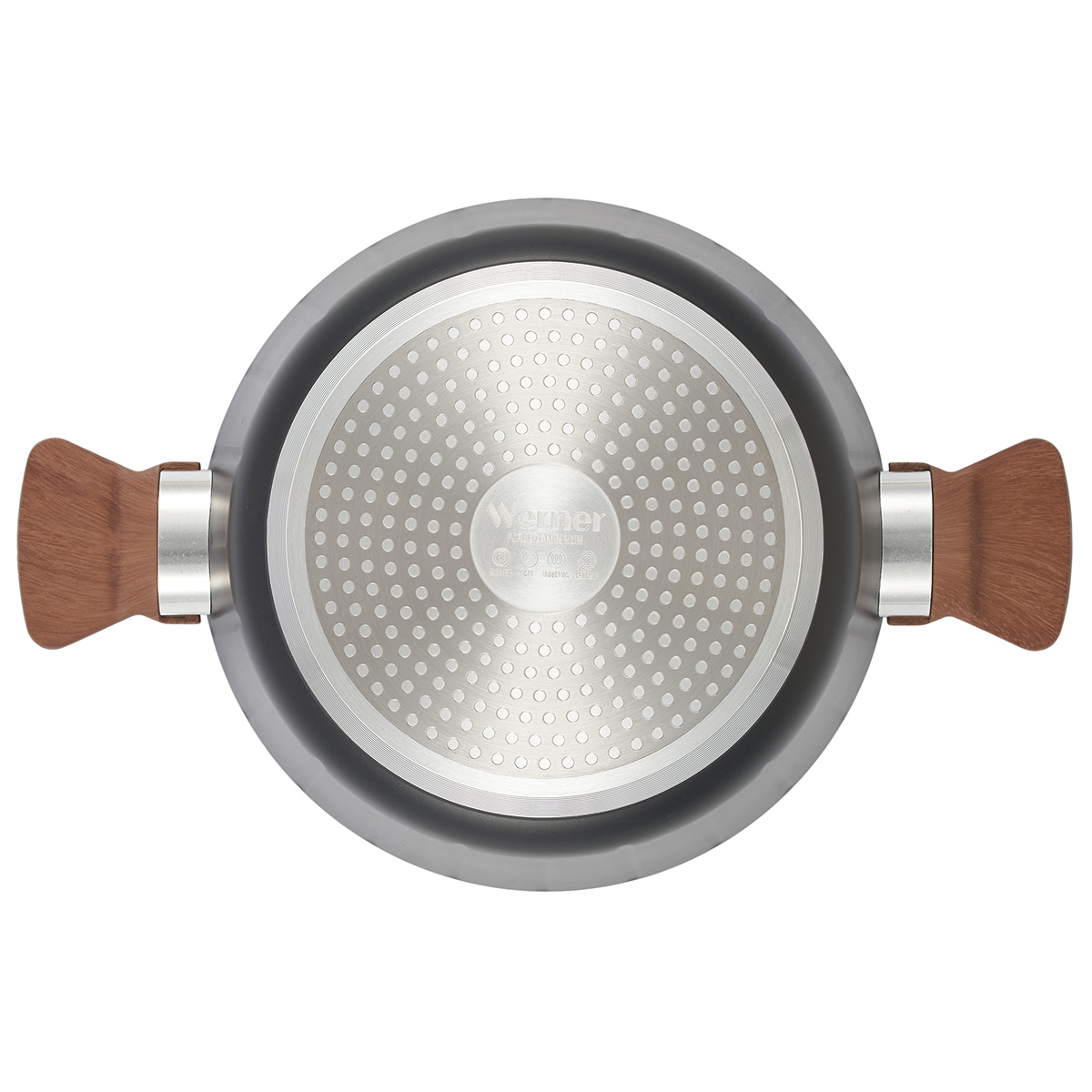 Кастрюля алюминиевая Werner Vertical 51914 24 см/4,2 л фото