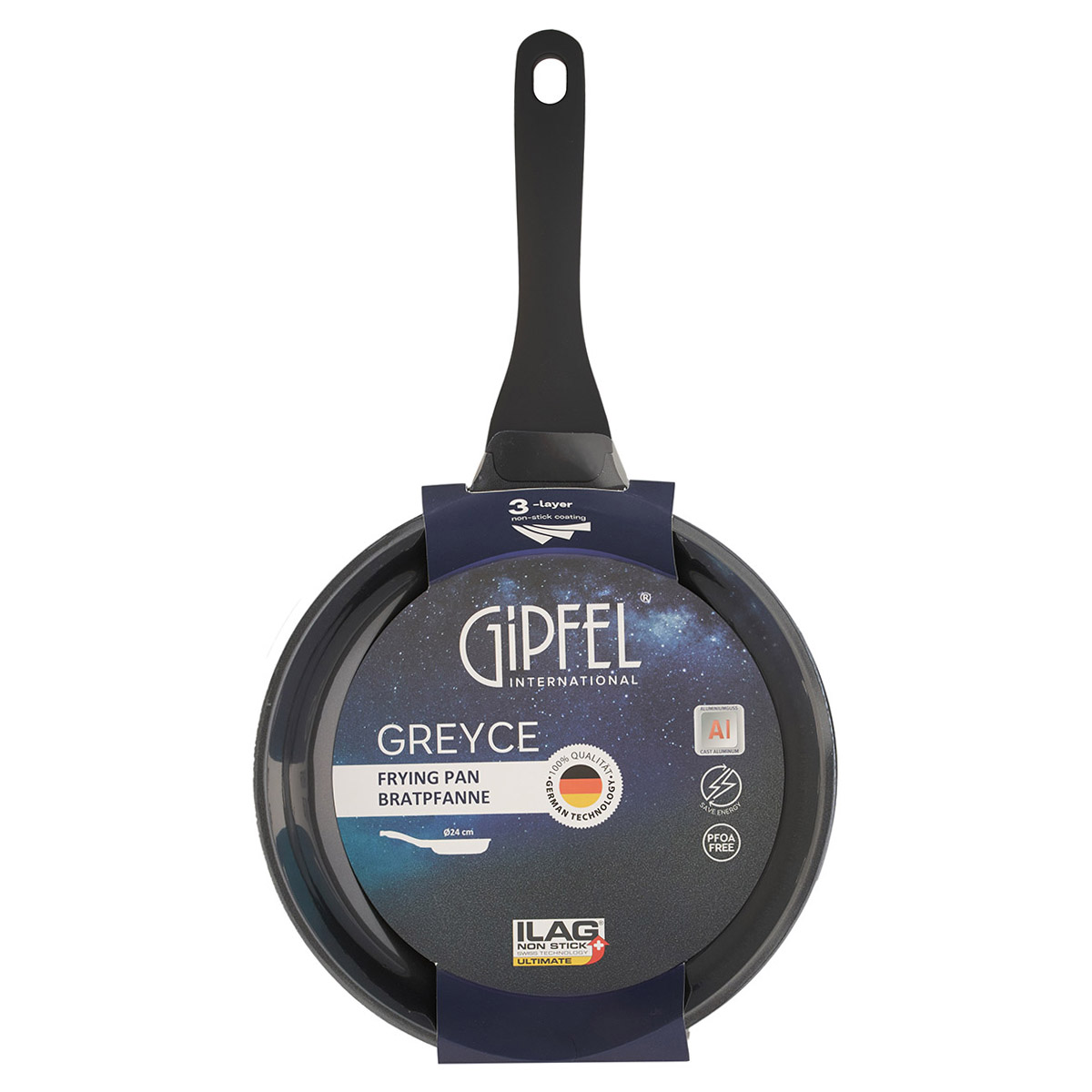 Алюминиевая сковорода Gipfel Greyce 0658 24 см фото