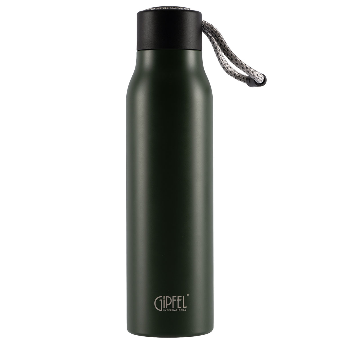 картинка 8181 GIPFEL Бутылка для воды Recycle 500 мл. Материал: боросиликатное стекло, сиилкон. Материал крышки: нержавеющая сталь 18/10, пластик, силикон. Цвет: оранжевый. от магазина Gipfel