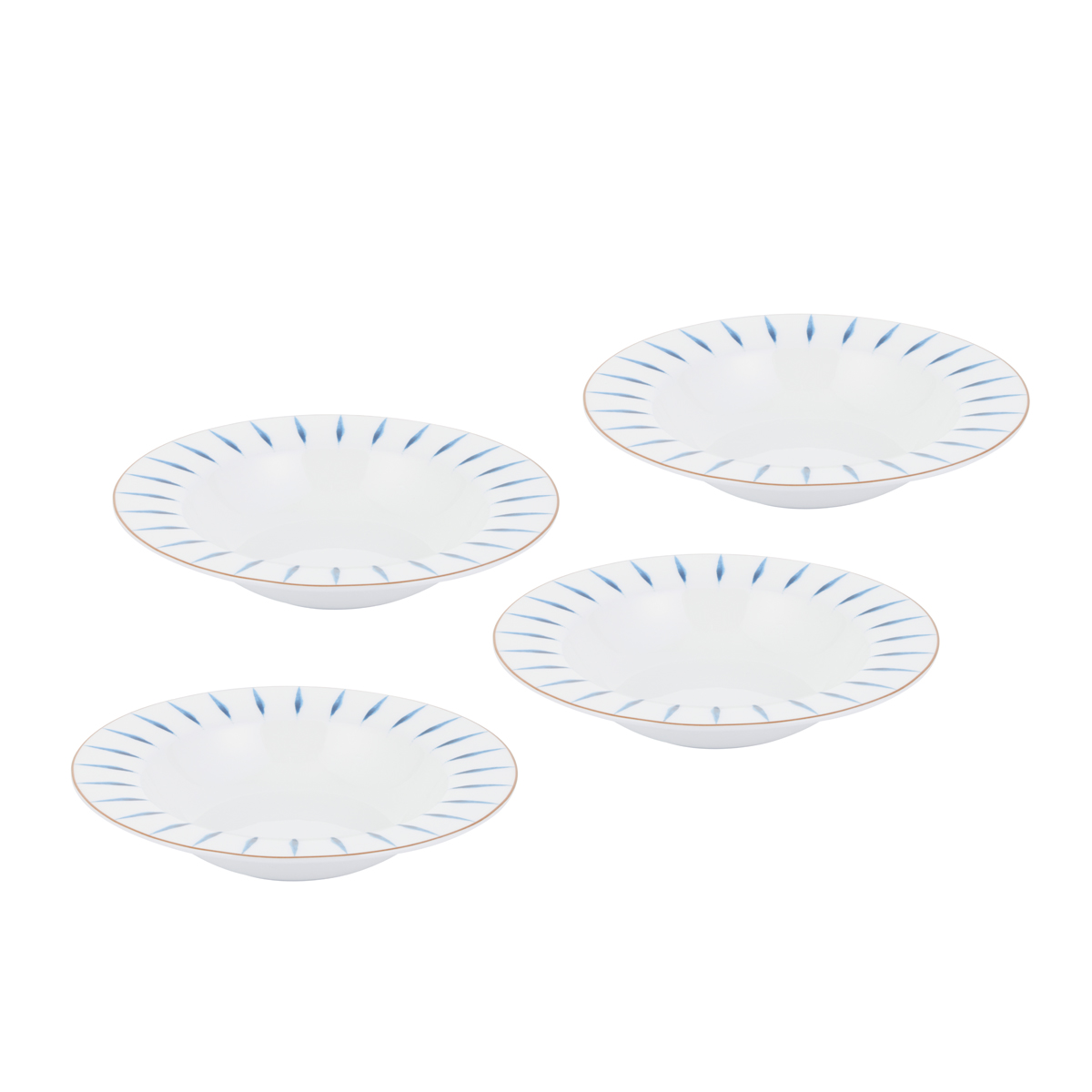 Набор суповых тарелок Gipfel Azzurro 42197 4 предмета фото