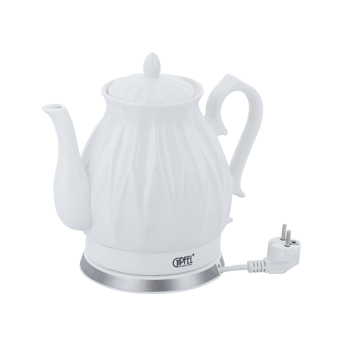 картинка 1175 GIPFEL Чайник электрический ENRICA 1.8л. Материал: керамика, пластик. Цвет: белый от магазина Gipfel