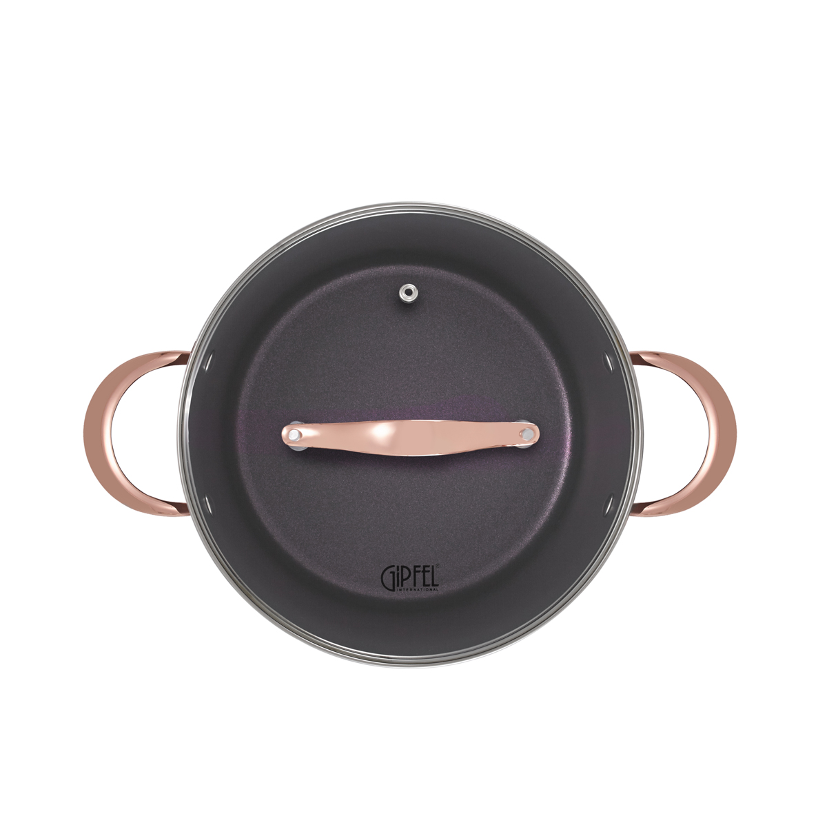 Алюминиевая кастрюля Gipfel Novo Lux 2600 24 см/6,5 л фото